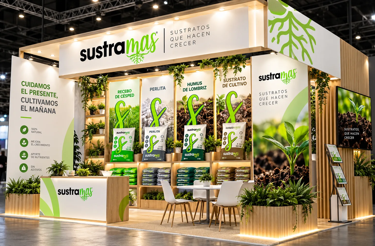Stand de feria para Sustramas