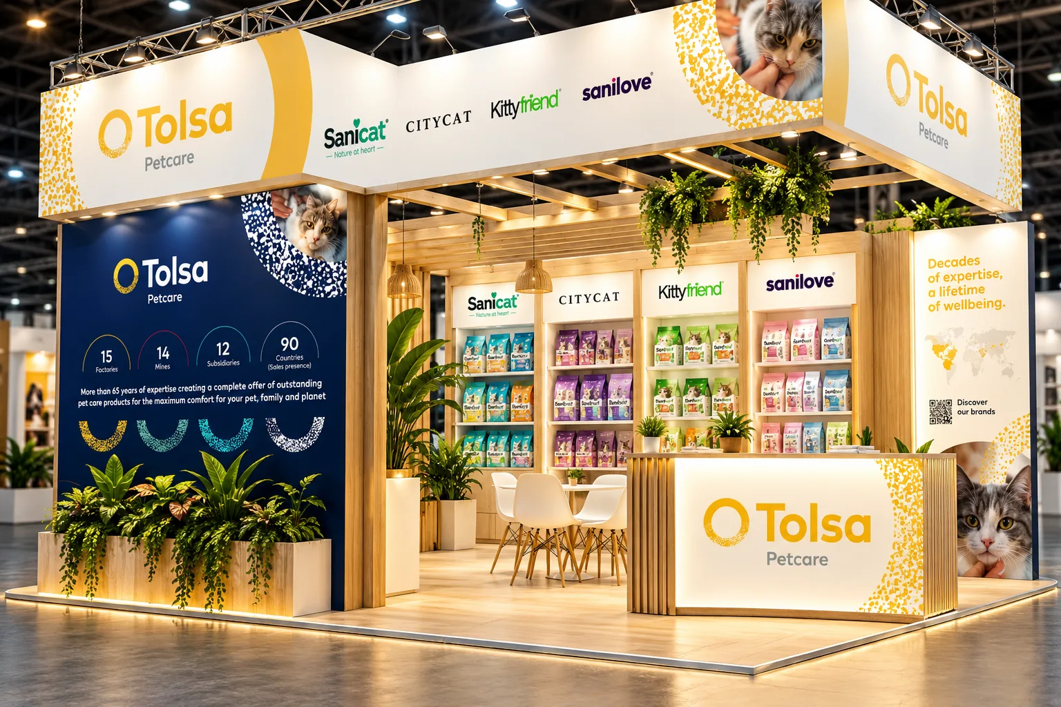 Stand de feria para Tolsa Petcare